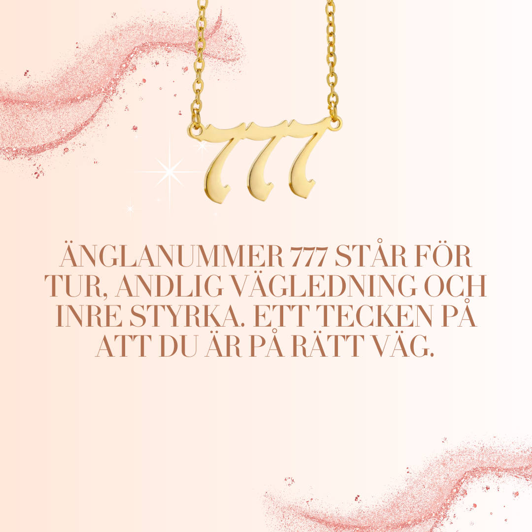 777 Angel Number Necklaces