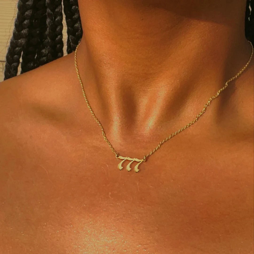 777 Angel Number Necklaces