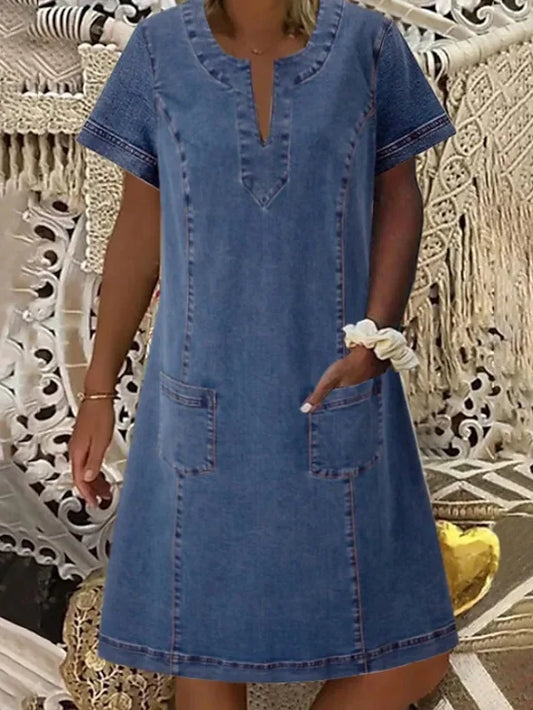 Bue denim dress