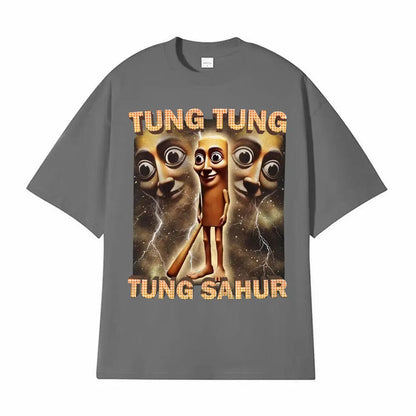 Tung Tung Tung Sahur Funny Baseball Bat Meme T-shirt
